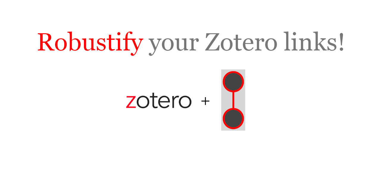 Zotero Robust Links