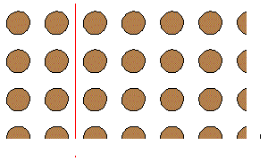 Cookie sheet with half cookies, showing that properties extend to fractions