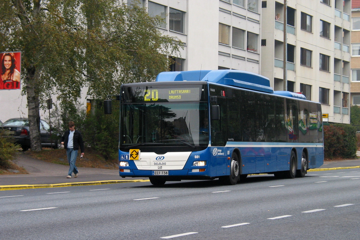 MAN NÜ313-15 Lion`s City LL CNG #601