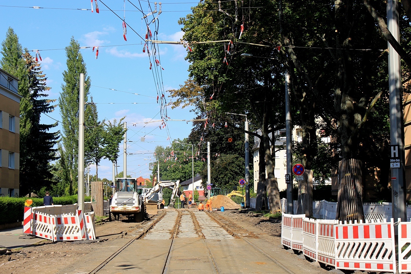 Baustelle Hugo-Bürkner-Straße #