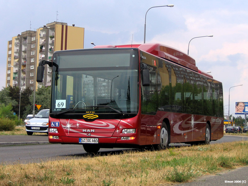 MAN NL243 Lion's City CNG #SZ-BE 665