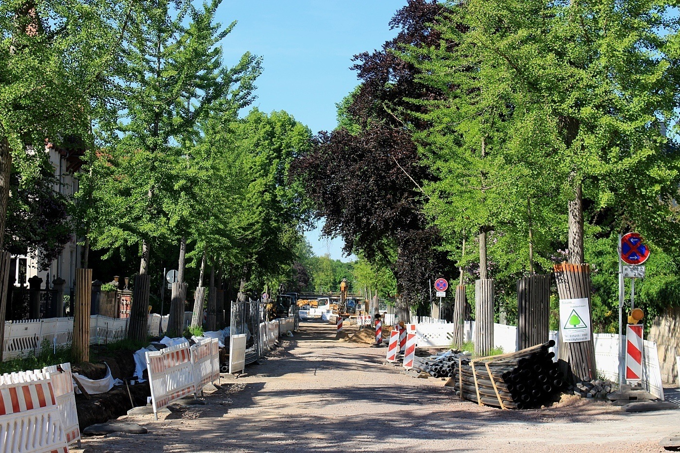 Baustelle Oskarstraße #