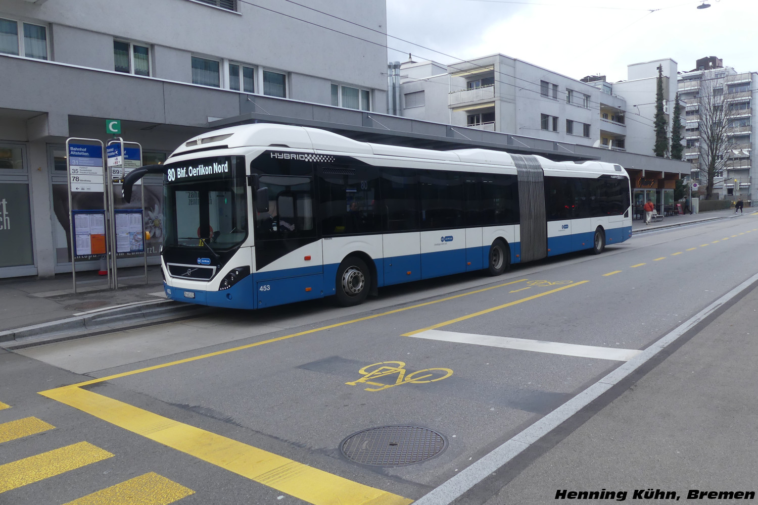 Volvo 7900A Hybrid #453