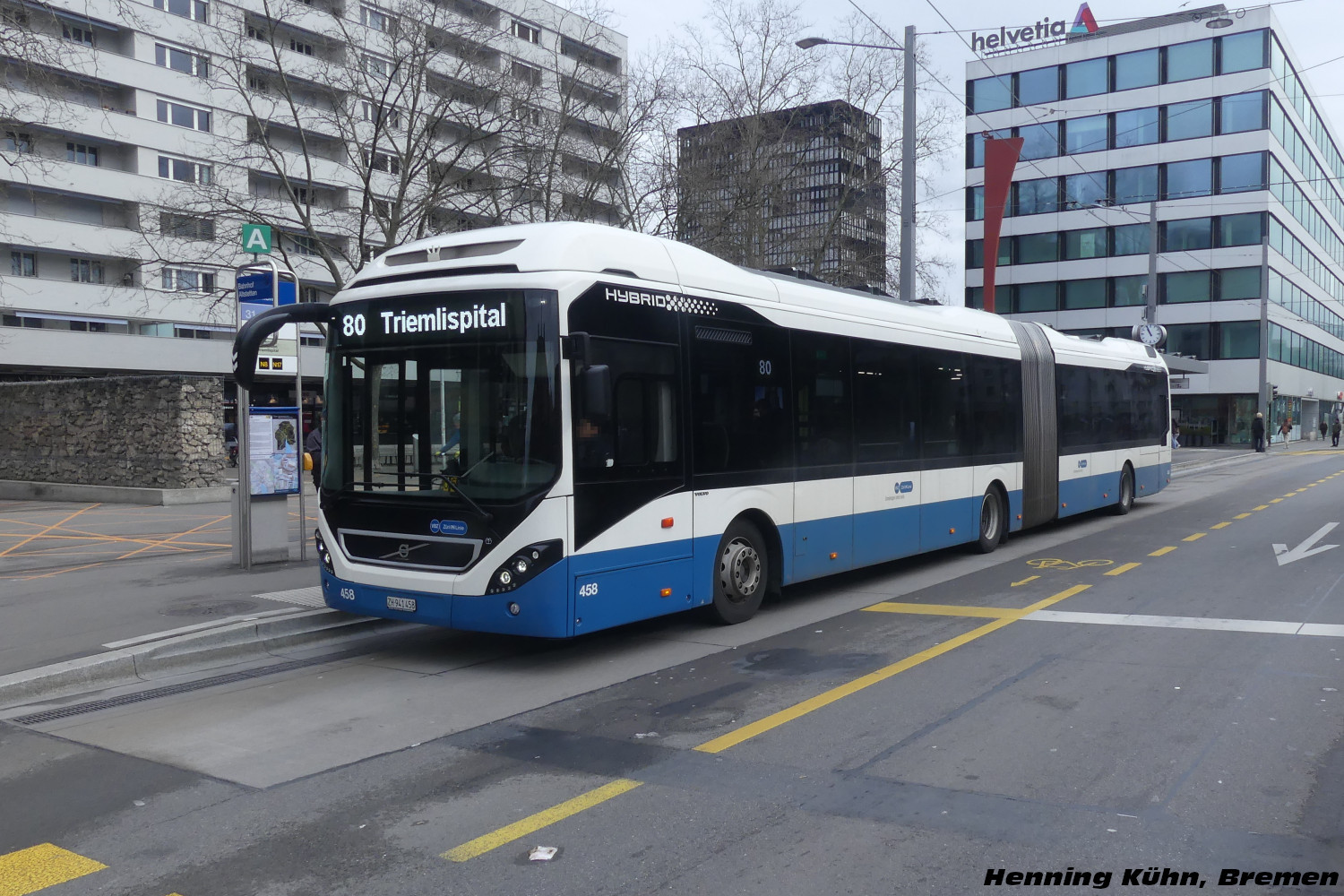 Volvo 7900A Hybrid #458