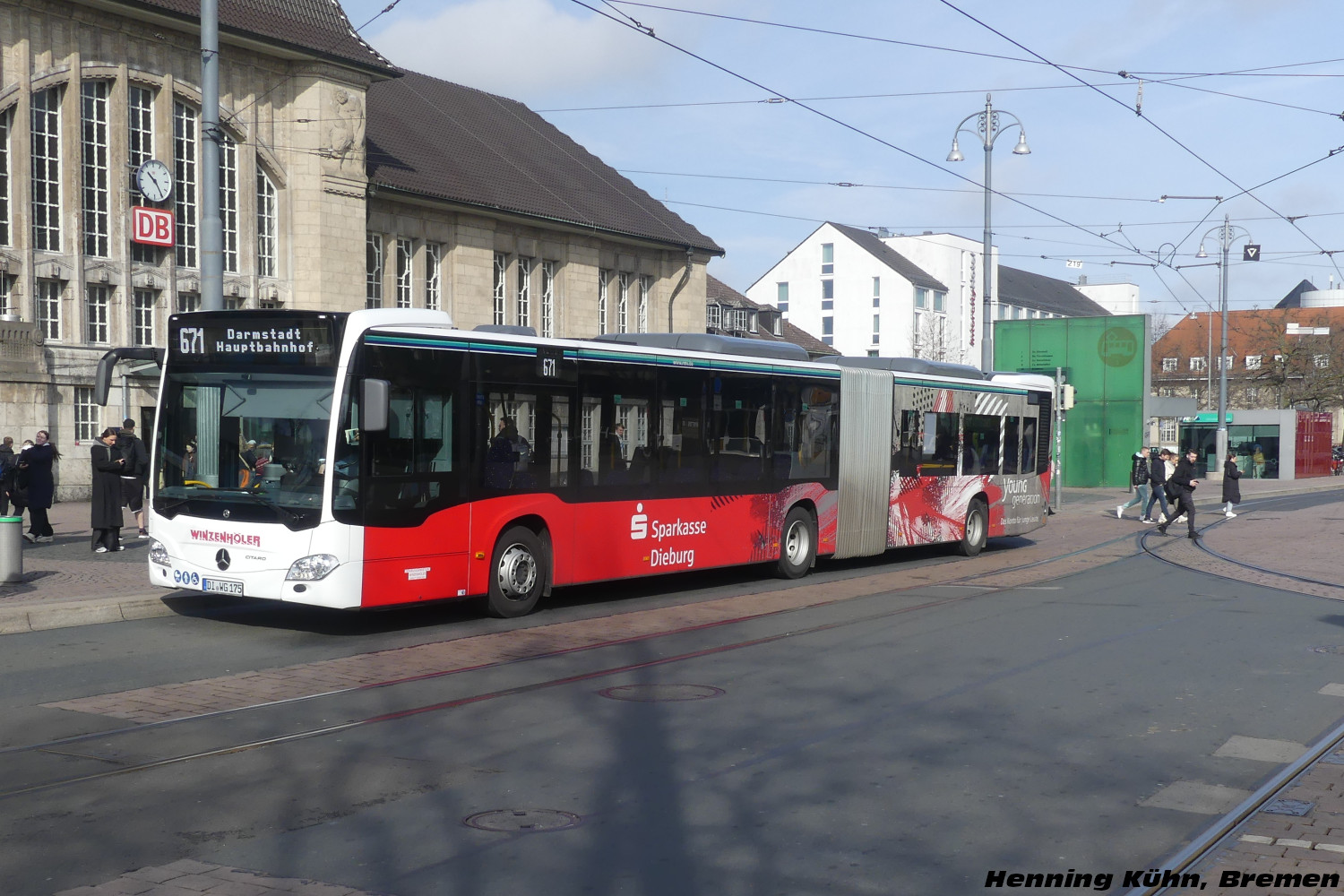 Mercedes-Benz O530G C2 Hybrid #DI-WG 175