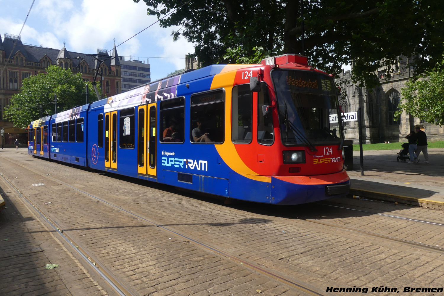 Siemens-Duewag Supertram #124