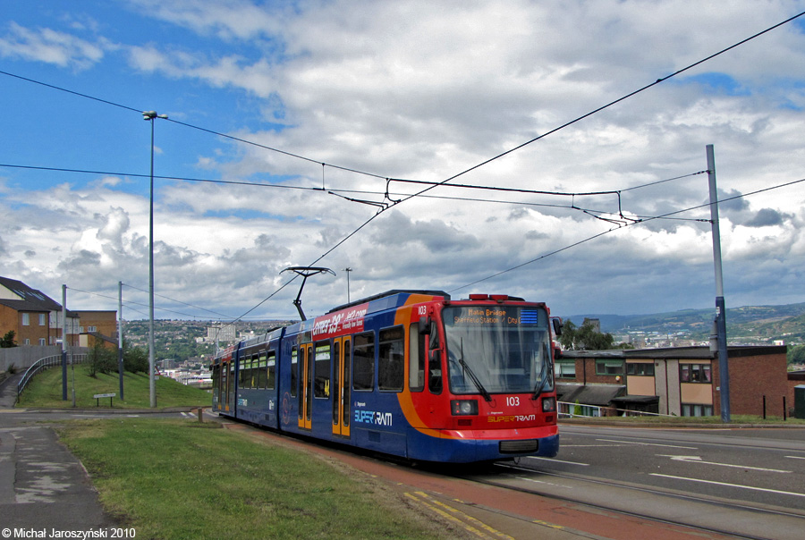 Siemens-Duewag Supertram #103