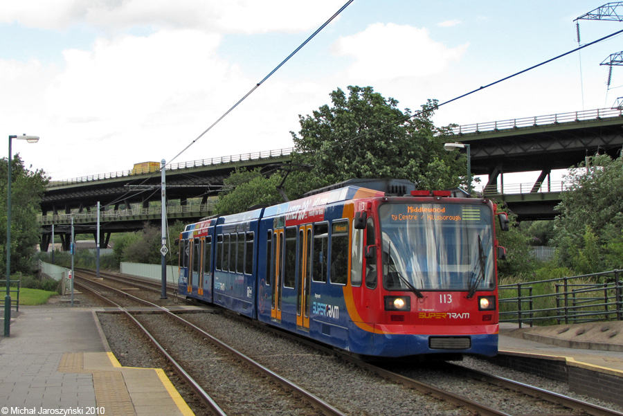 Siemens-Duewag Supertram #113