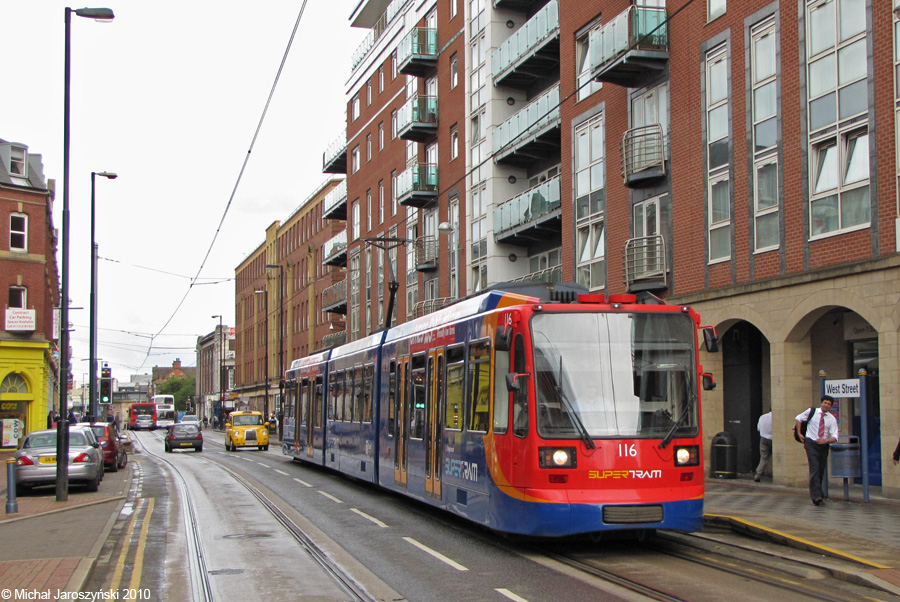 Siemens-Duewag Supertram #116