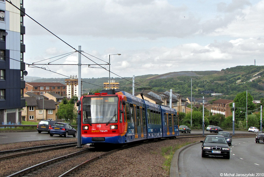 Siemens-Duewag Supertram #110