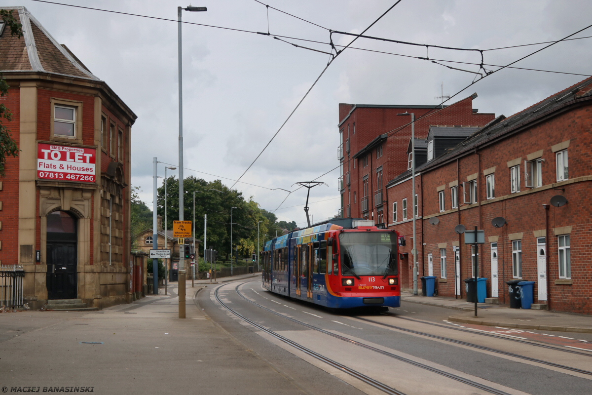 Siemens-Duewag Supertram #113