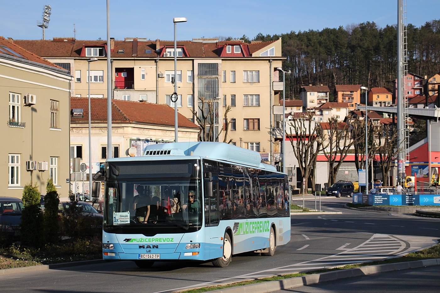 MAN NL273 Lion`s City CNG #BČ 042-TP