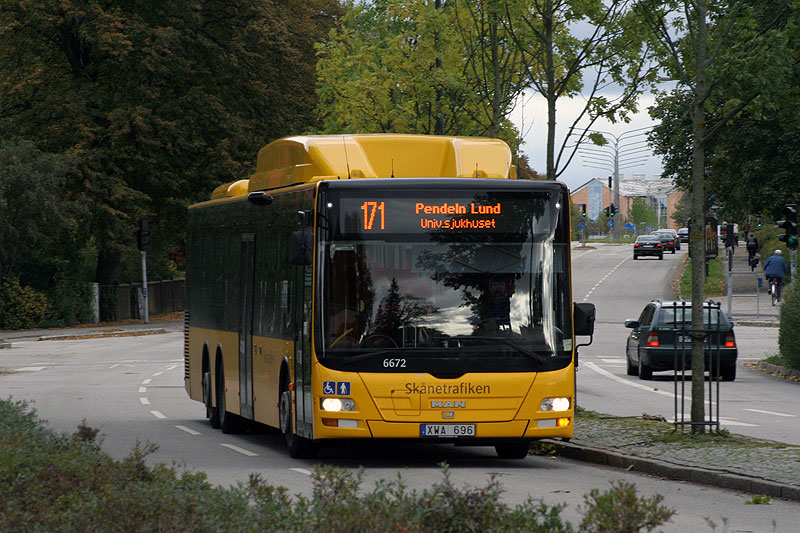 MAN NL313-15 Lion`s City LL CNG #6672