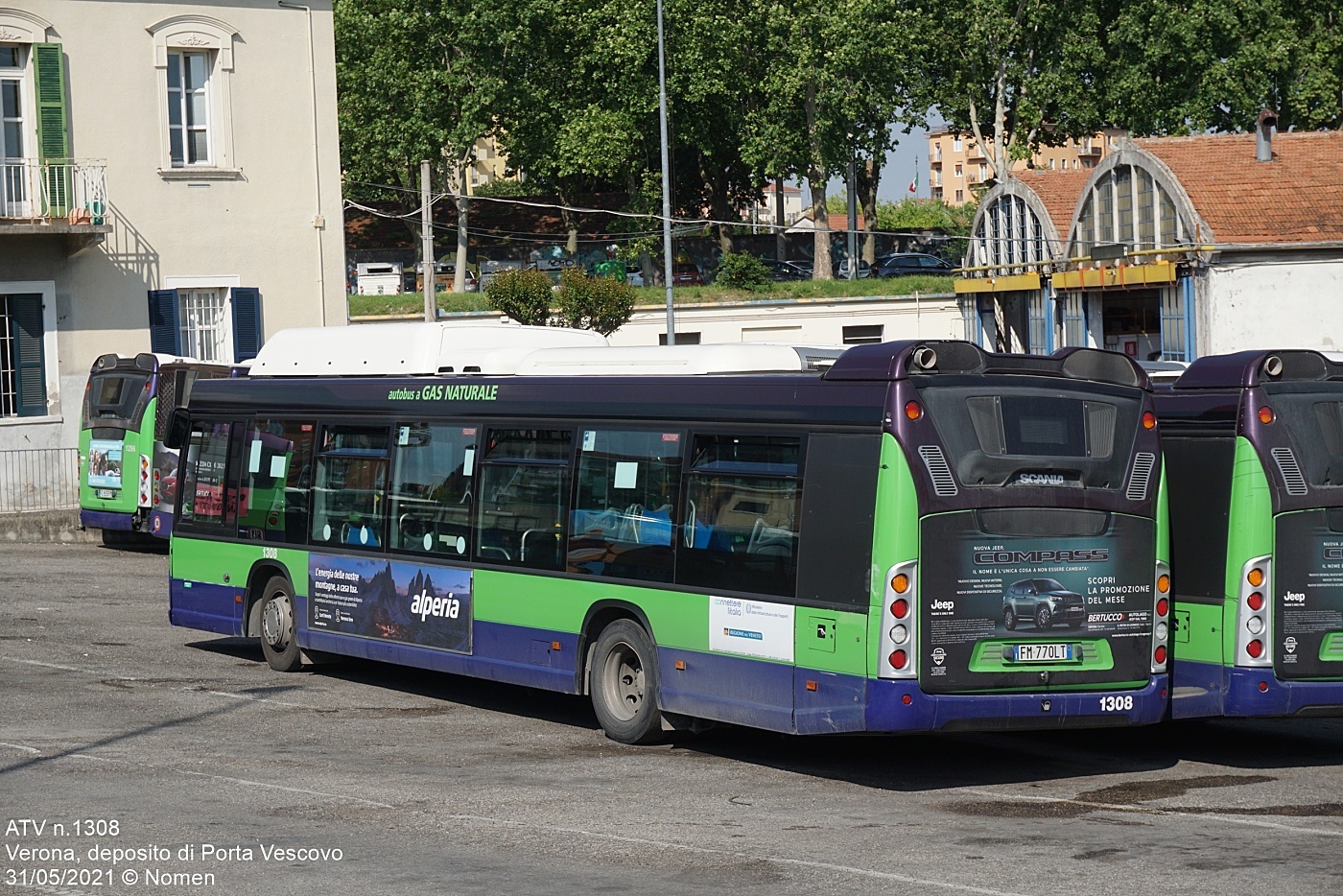 Scania CN280UB 4x2 EB CNG #1308