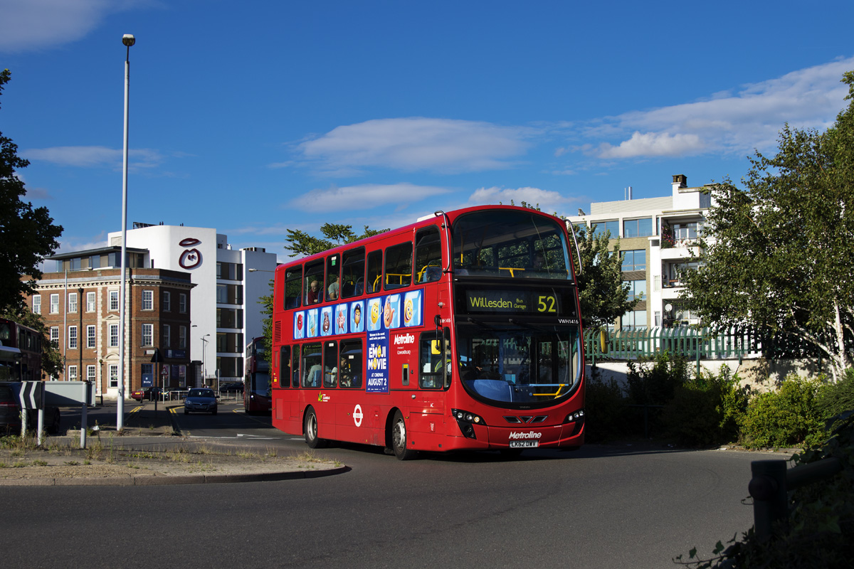 Volvo B5LH / Wright Eclipse Gemini 2 Hybrid #VWH1416