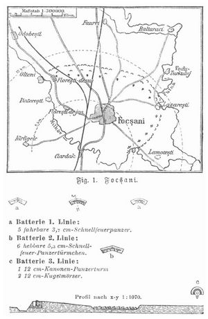 Fig. 1a. Normale Gruppe der Forts von Focsani.