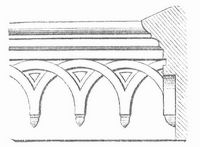 2. Kreuzungsbogenfries (romanisch).