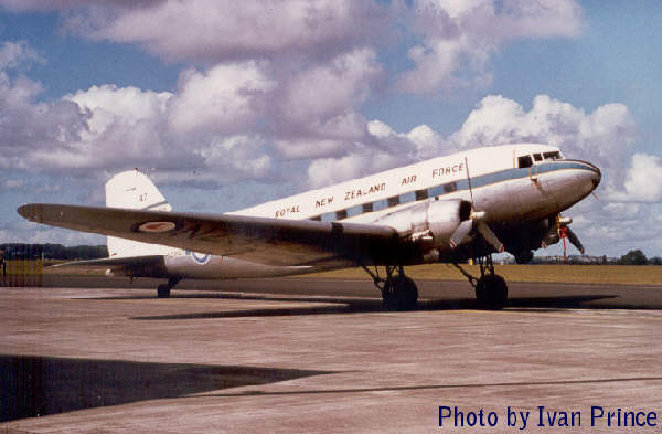 Douglas Dakota 
NZ3547
Photo by Ivan Prince