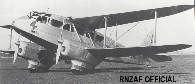 DH.89 Dragon Rapide 
NZ555
RNZAF Photo