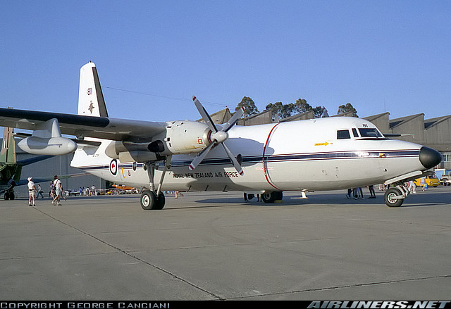 Fokker Friendship 
NZ2781 
Richmond  
13th October 1991
Photo by George Canciani