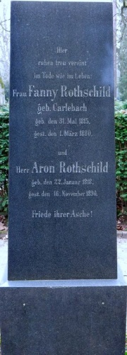 Aron Rothschild (geb. 22. Januar 1818 in Pforzheim, gest. 16. November 1890 in Pforzheim) und Fanny Rothschild geb. Carlebach (geb. 31. Mai 1815; gest. 1. März 1880).jpg