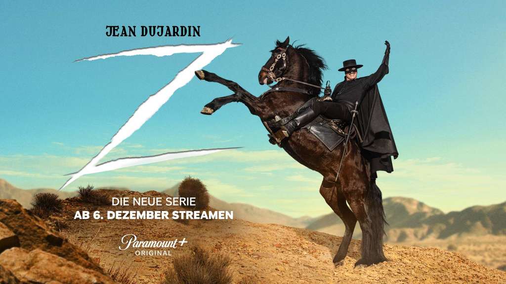 Jean Dujardin demnächst als Zorro in Deutschland - Wann läuft die Serie auf Paramount+?