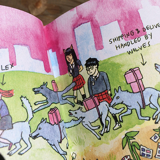 Wendy and Marsha by Lisa Hanawalt!! In the new Drawn & Quarterly 25th anniversary book! I wrote a lil thing about the collection, what D&Q has meant to me, and how I started making comics here. :-)