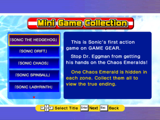 SonicAdventureDX2011 GameGearMenu.png