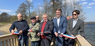 Freigabe Strangendammbrücke Zarrentin 1