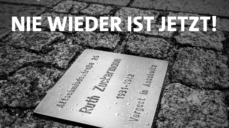 Stolperstein Nie Wieder ist jetzt! SPD MV