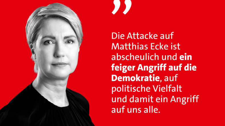 Manuela Schwesig Angriff auf Matthias Ecke Europa