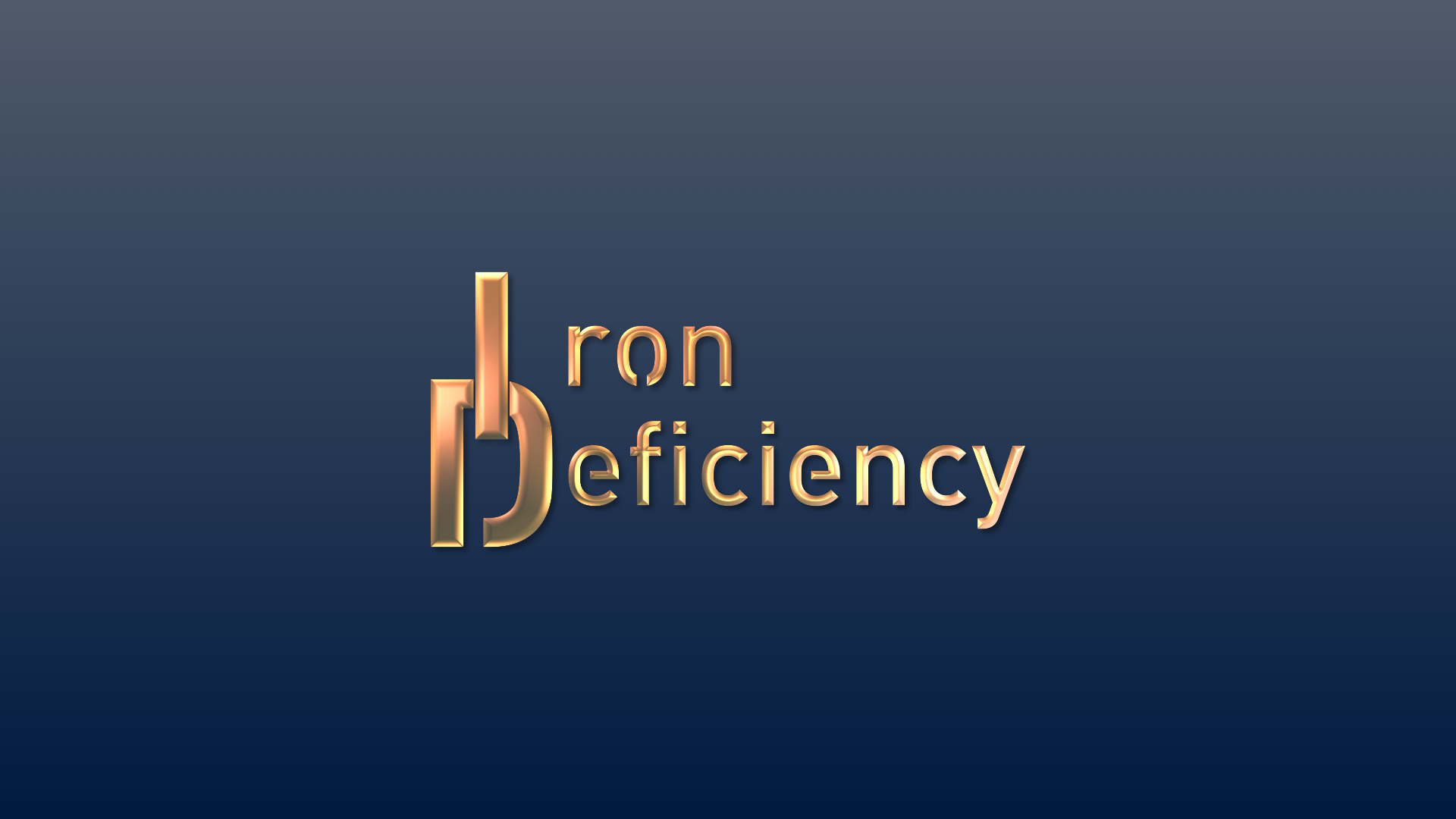 Iron Deficiency