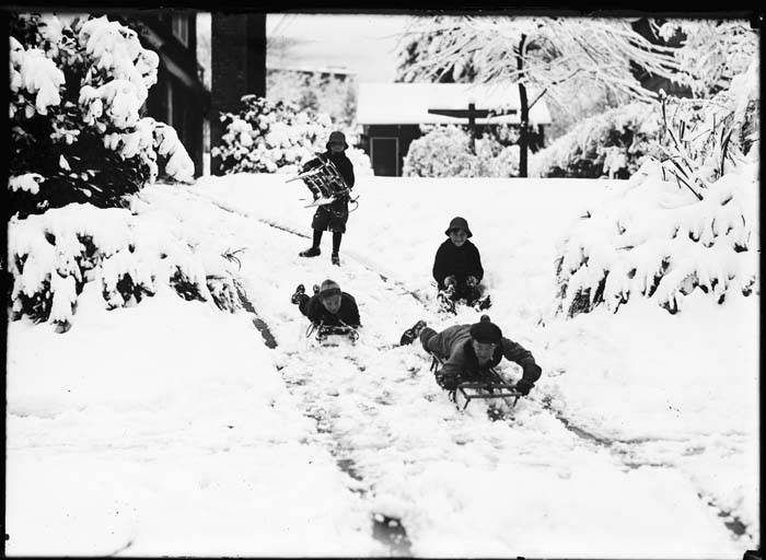 File:Children sledding, ca 1920 (MOHAI 5213).jpg