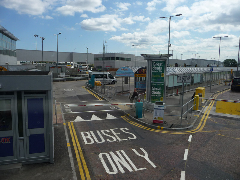 File:Edinburgh Airport bus stop - geograph.org.uk - 1948212.jpg