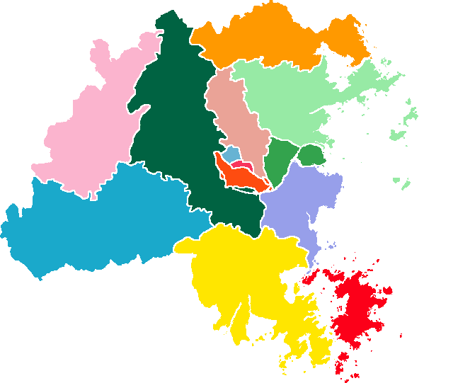 File:Subdivisions of Fuzhou-China (PRC claim).png