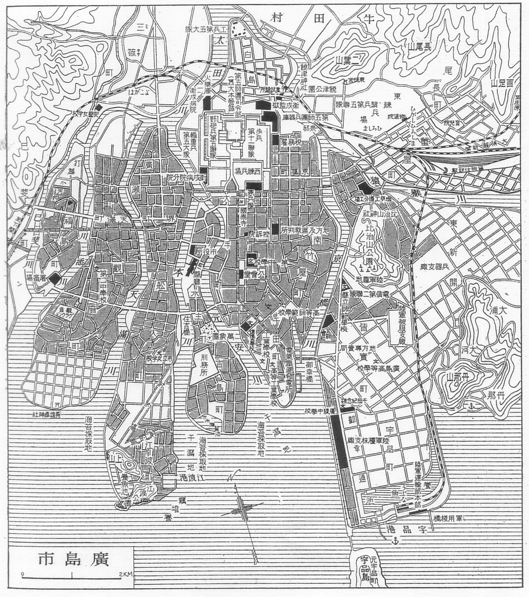 1930年頃。他の路より太く描かれており主要道であったことがわかる。