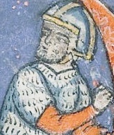 Afbeelding van Nur ad-Din in een middeleeuws manuscript (1232-1261).