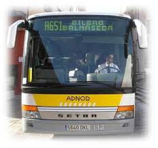 Antiguo autobus de ADNOD operando la linea A0651