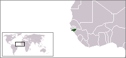 Guinea-Bissau - Lokalisering