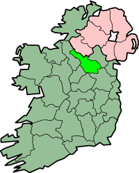 Localização do Condado de Cavan na Irlanda