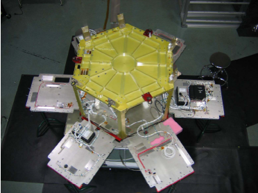 TacSat-3 bus during integration