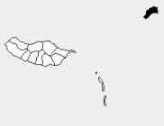 Porto Santo belediyesini gösteren Portekiz haritası