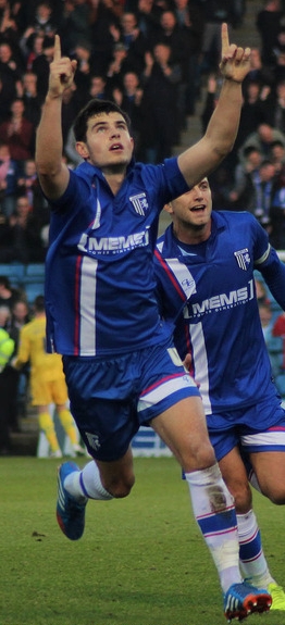 John Egan met Gillingham in 2014