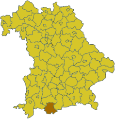 Landkreis Garmisch-Partenkirchen in Bayern