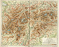 Historical map of Tyrol