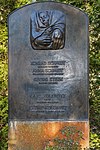 Ehrengrab (tombe d'honneur) de Käthe Kollwitz au cimetière central de Berlin-Friedrichsfelde à Berlin.