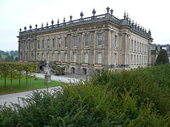 Chatsworth House, fachadas sur y este