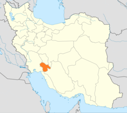 Location of Kohgiluyeh dhe Boyer-Ahmad