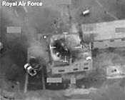 RAF Tornados destroying Libyan radar station