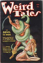 Weird Tales cover image for August 1934